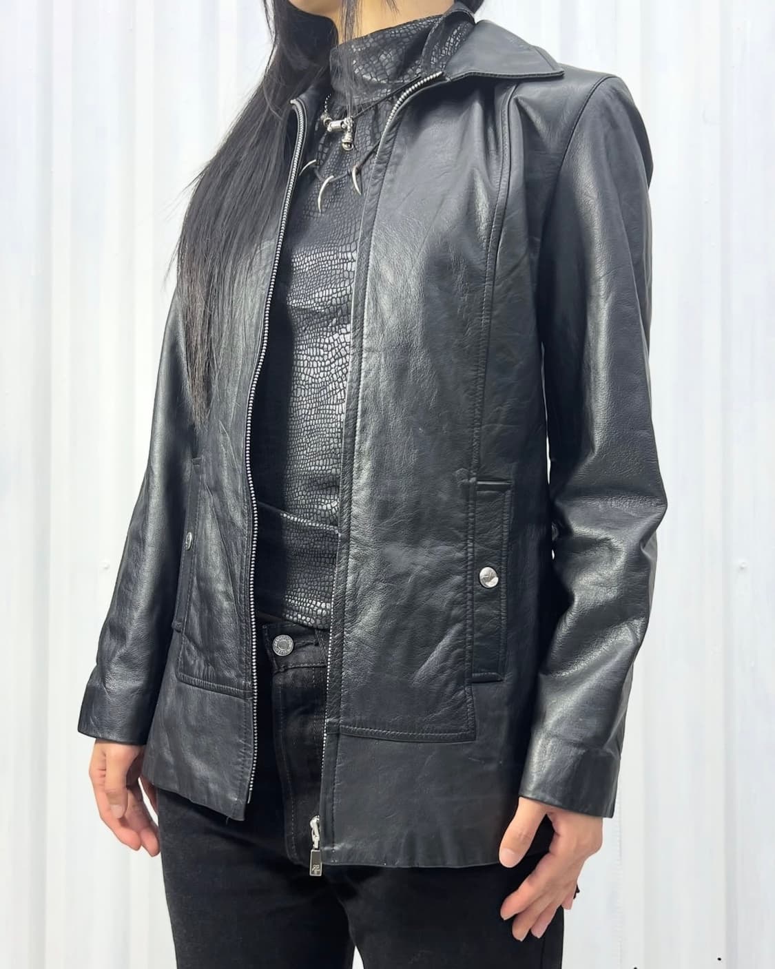 90s) Courreges cowhide 상품이미지1