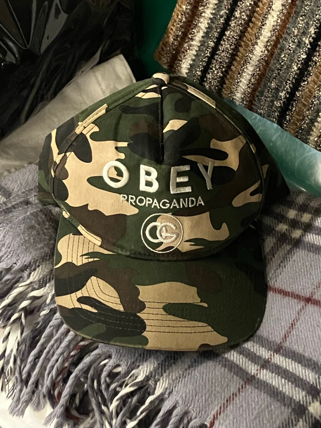 오베이 프로파간다 카모플라쥬 스냅백 모자  #csz2113 상품이미지1