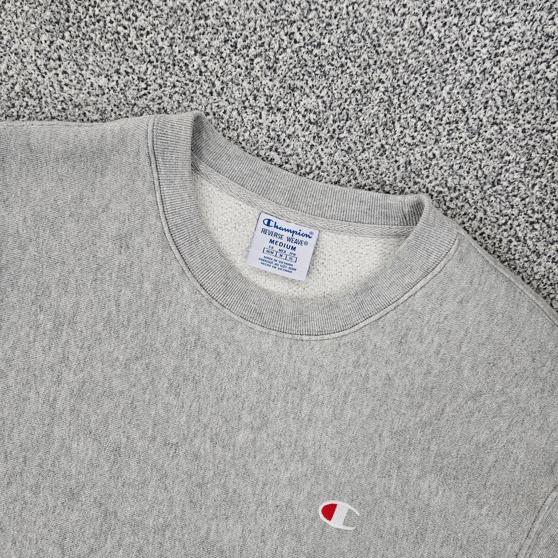 [M] 챔피온 위버스리브 스몰로고 그루넥 스웻셔츠 맨투맨 1103JM1 상품이미지2