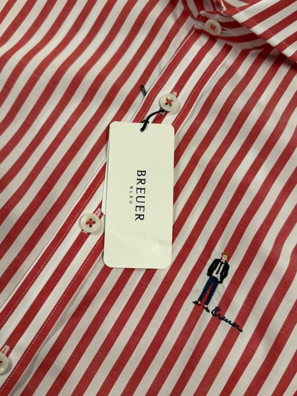 브루이어 런던스트라이프 셔츠 남성 100 상품이미지9