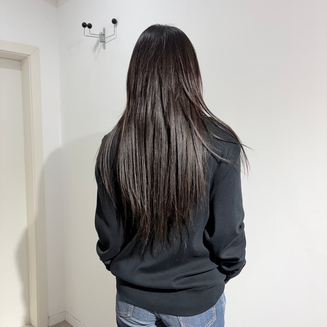 폴로 검정 블랙 니트 집업 자켓 상품이미지4