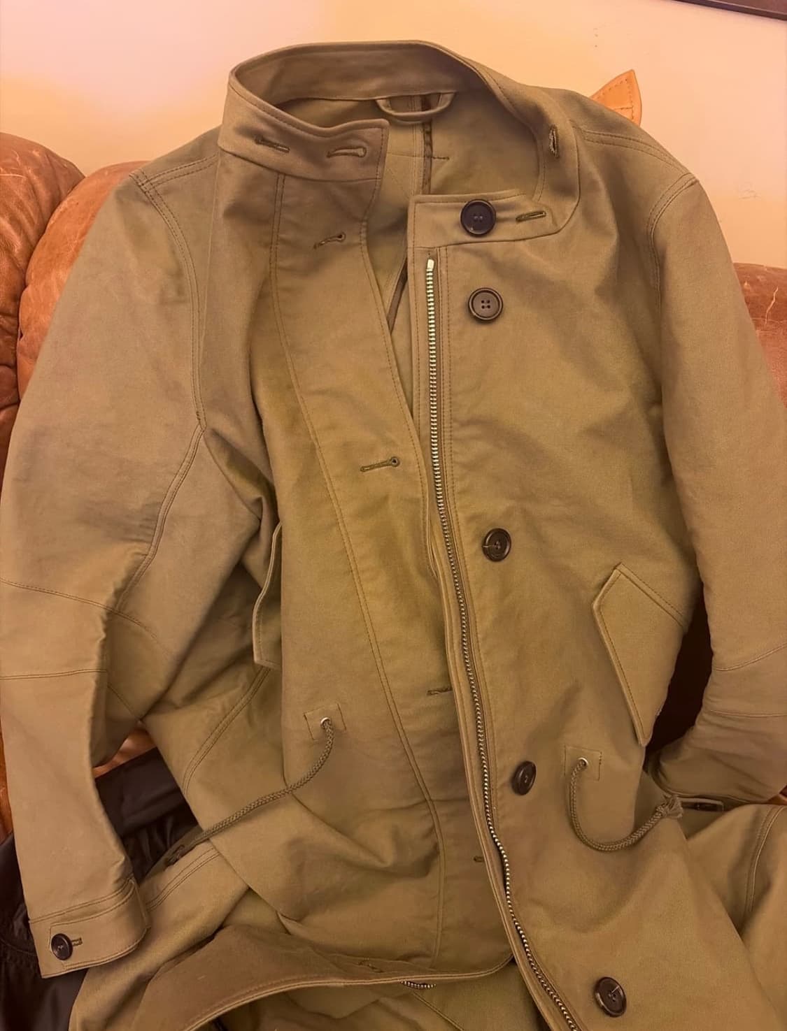 프라다 롱 후드 야상 상품이미지5