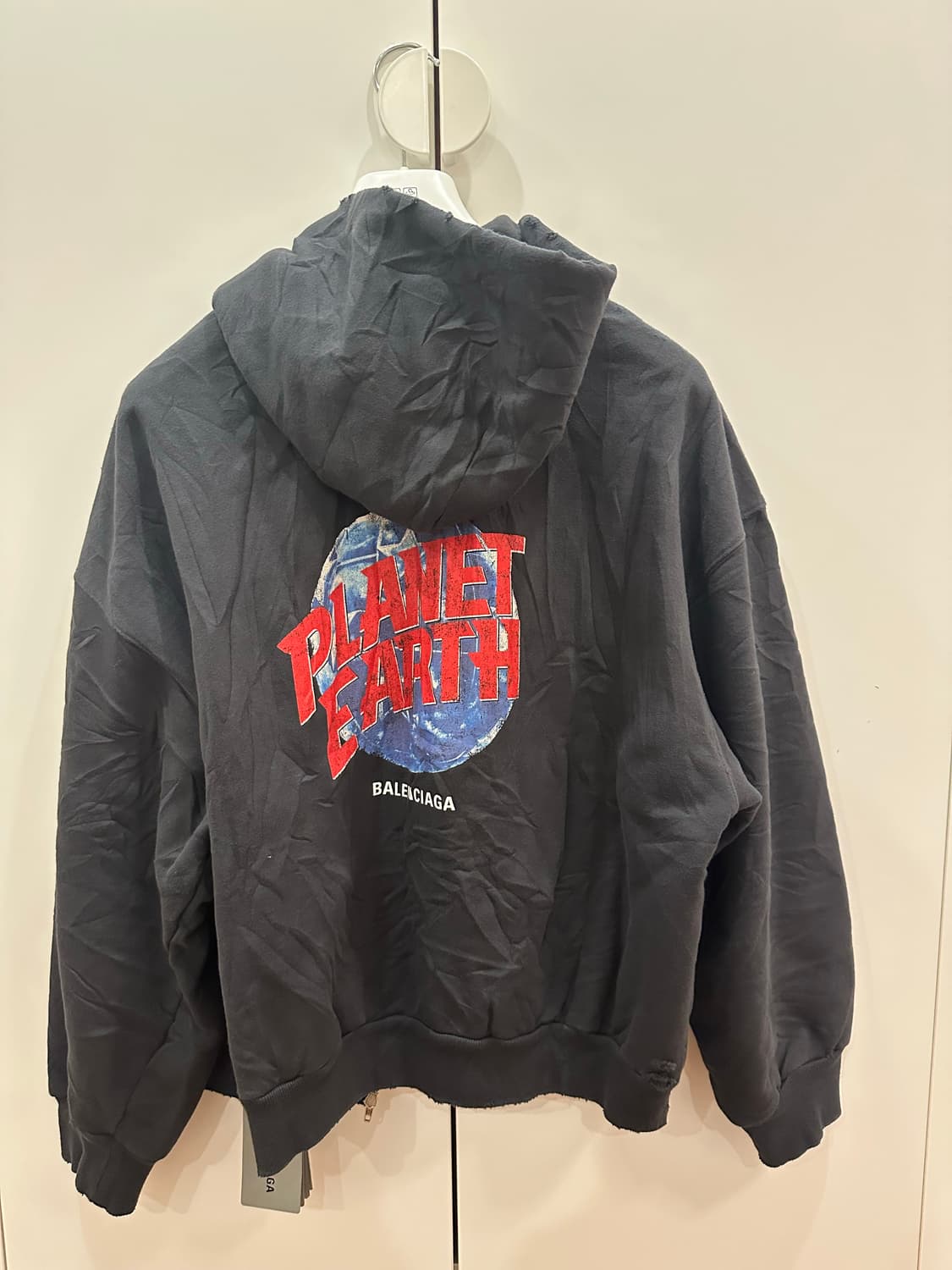 발렌시아가 플래닛어스 후드짚 상품이미지2