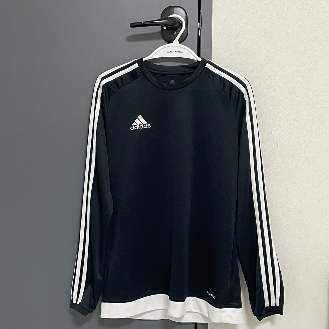 아디다스 adidas 롱슬리브 긴팔 티셔츠 블랙 상품이미지1