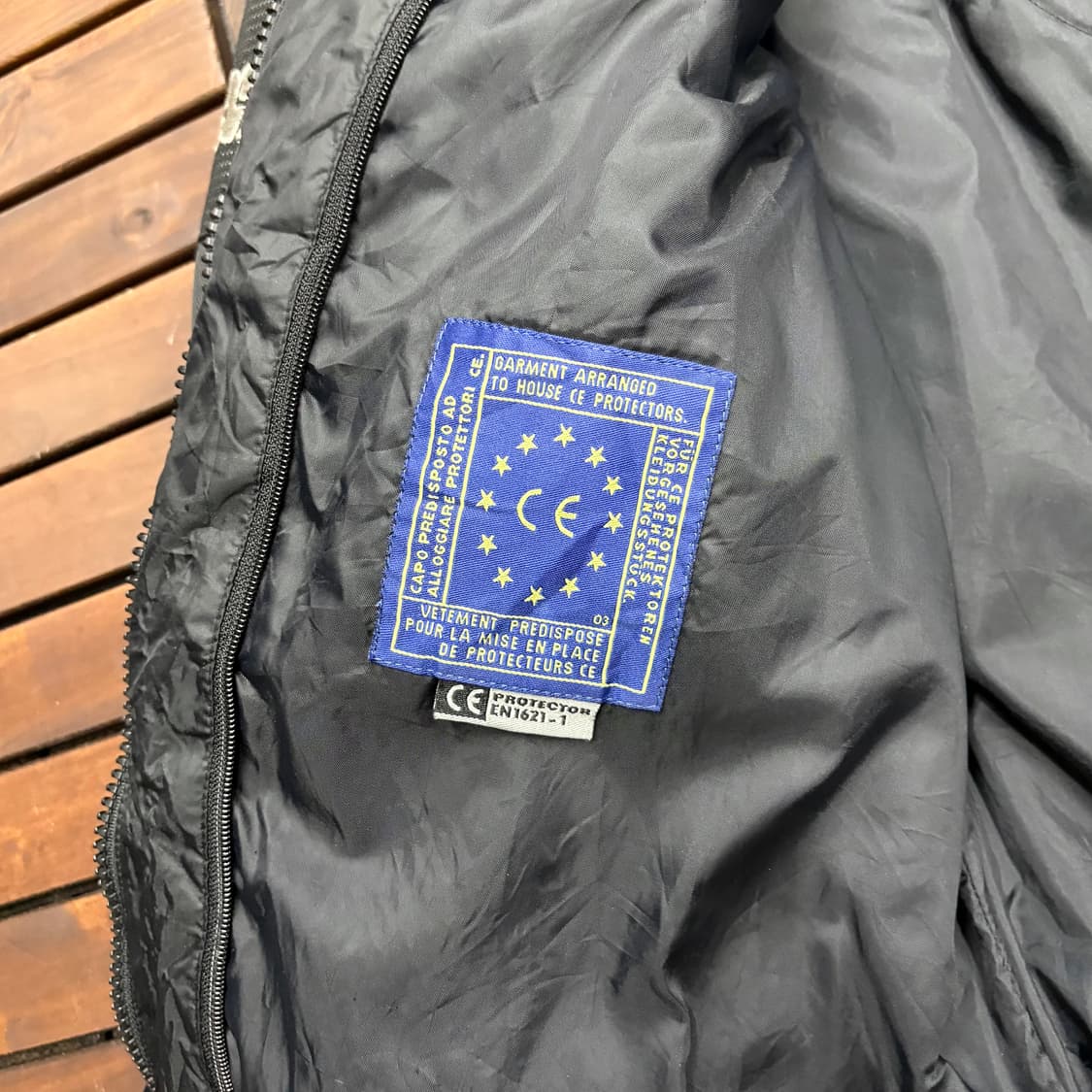 (L) 빈티지 풀 플레이트 바이커 자켓 made in Swiss 상품이미지9