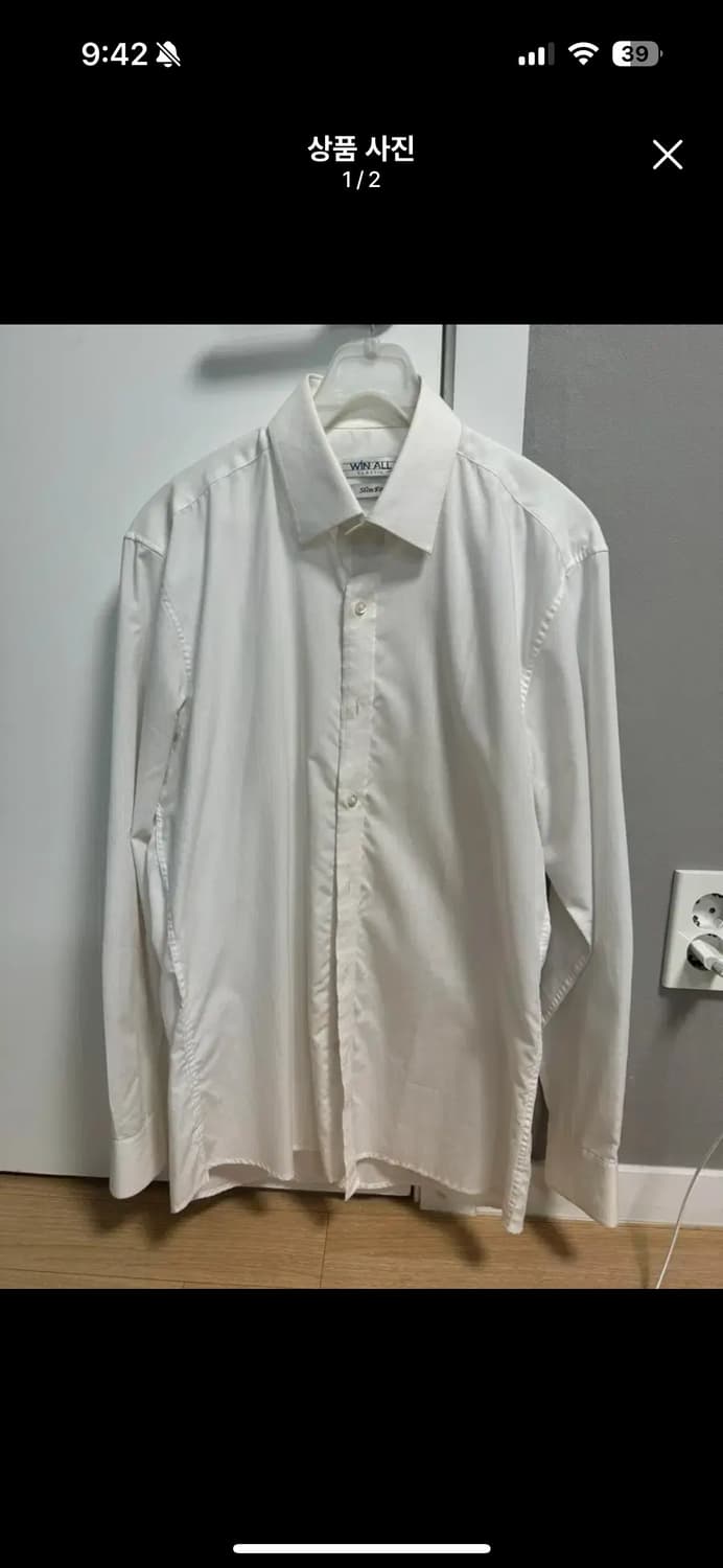 화이트 슬림 드레스셔츠 95 상품이미지1