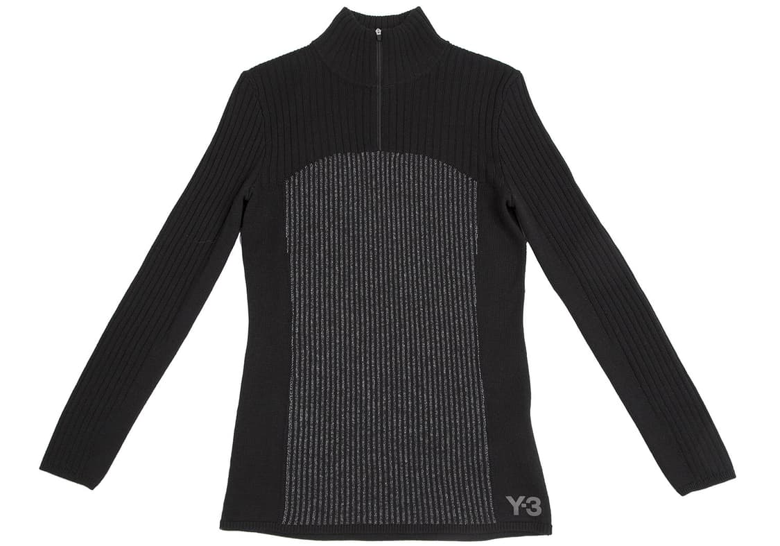 Y-3 하프집업 리브드 니트집업 상품이미지3