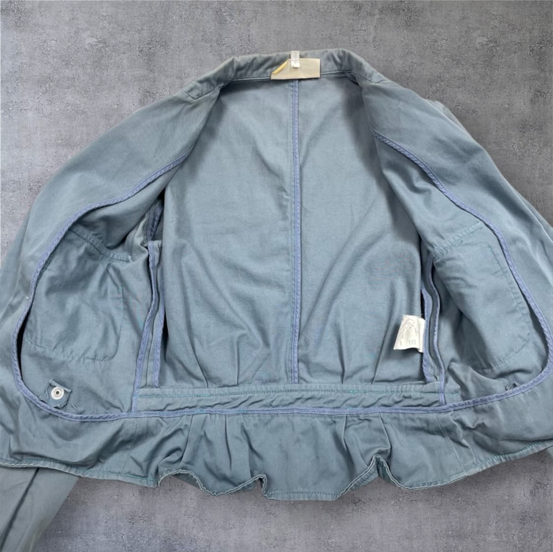 아떼 바네사브루노 스카이블루 코튼 숏 자켓 36 상품이미지2