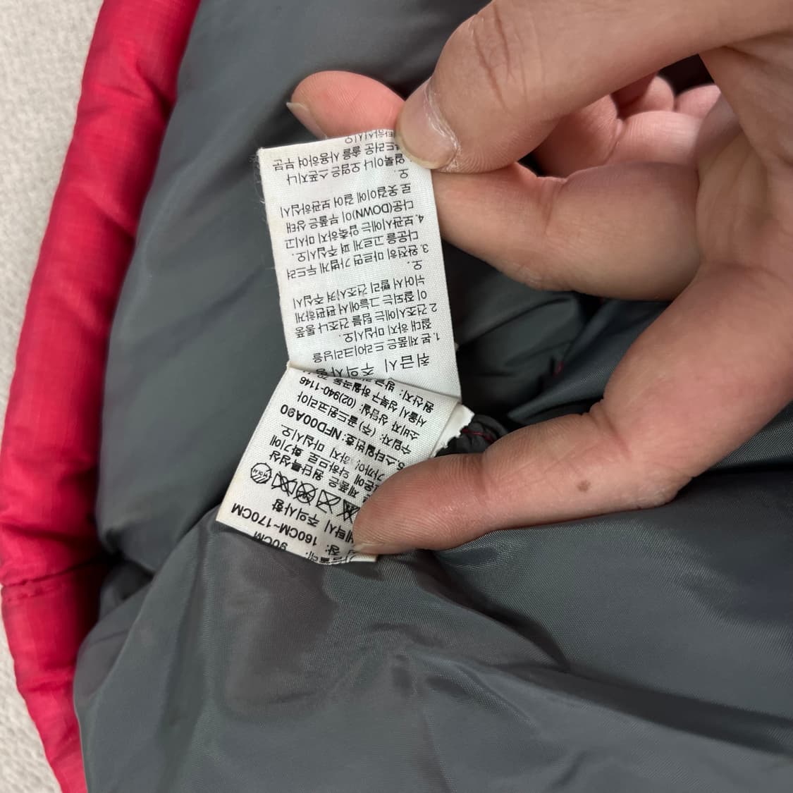 95 노스페이스 1996 700 눕시 핑크 패딩 상품이미지9