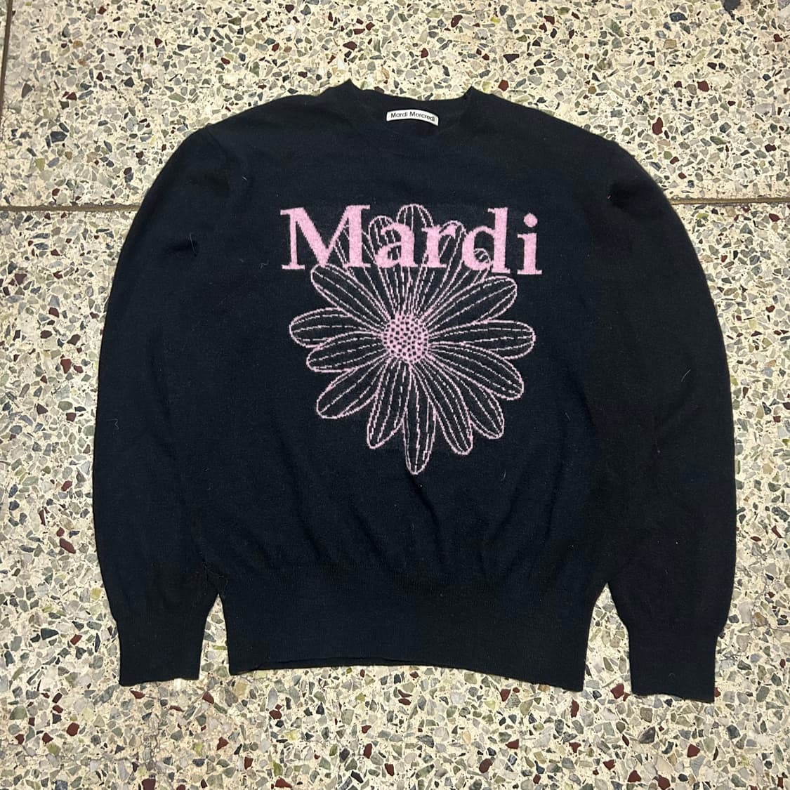 마르디 메크르디(Mardi Mercredi) 블랙 니트 상품이미지1