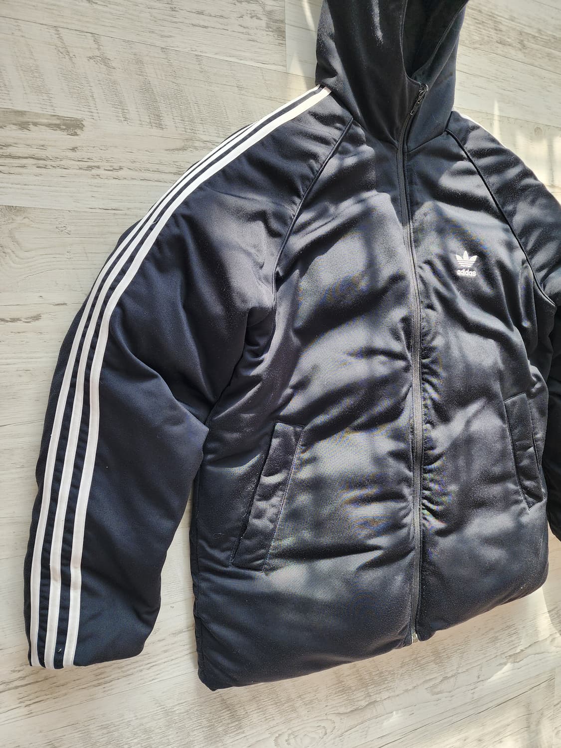 ADIDAS 아디다스 리버시블 덕다운 패딩 (100~105) 양면 오리털 상품이미지4