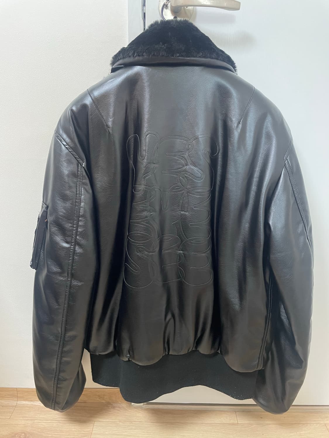 YESEYESEE 알파인더스트리 B-15 봄버 가죽 자켓 S 상품이미지1