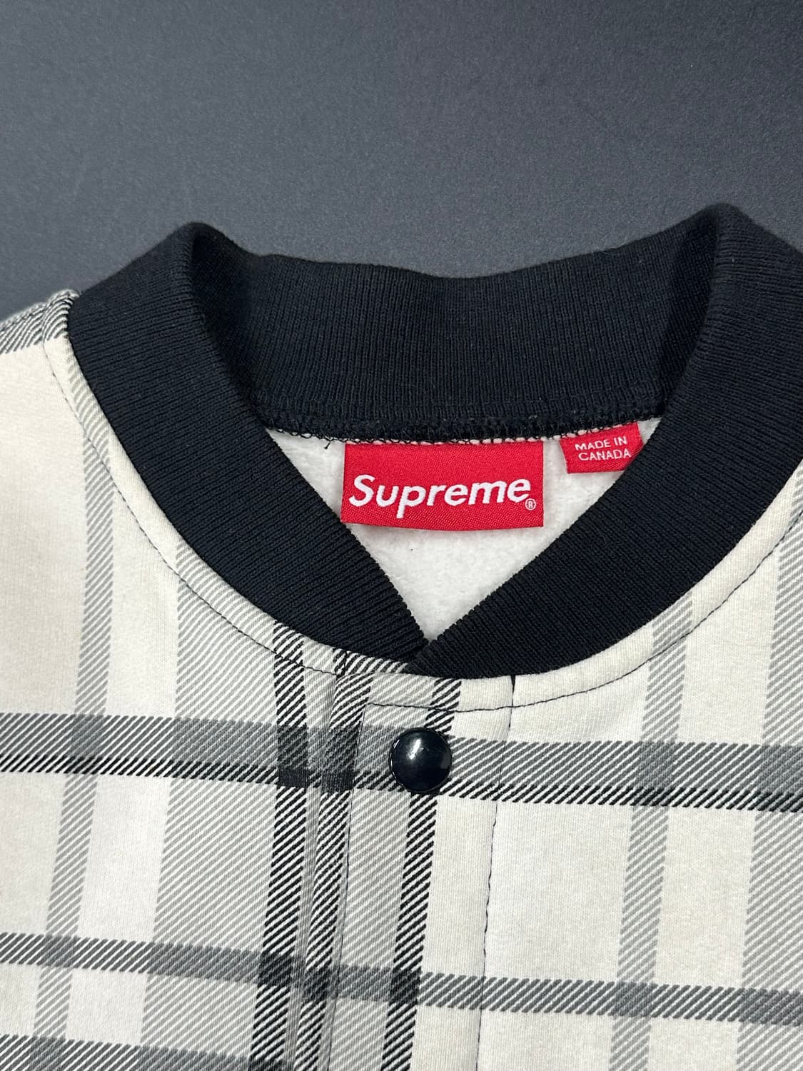 슈프림 14FW 플루이드 체크 바시티 상품이미지5