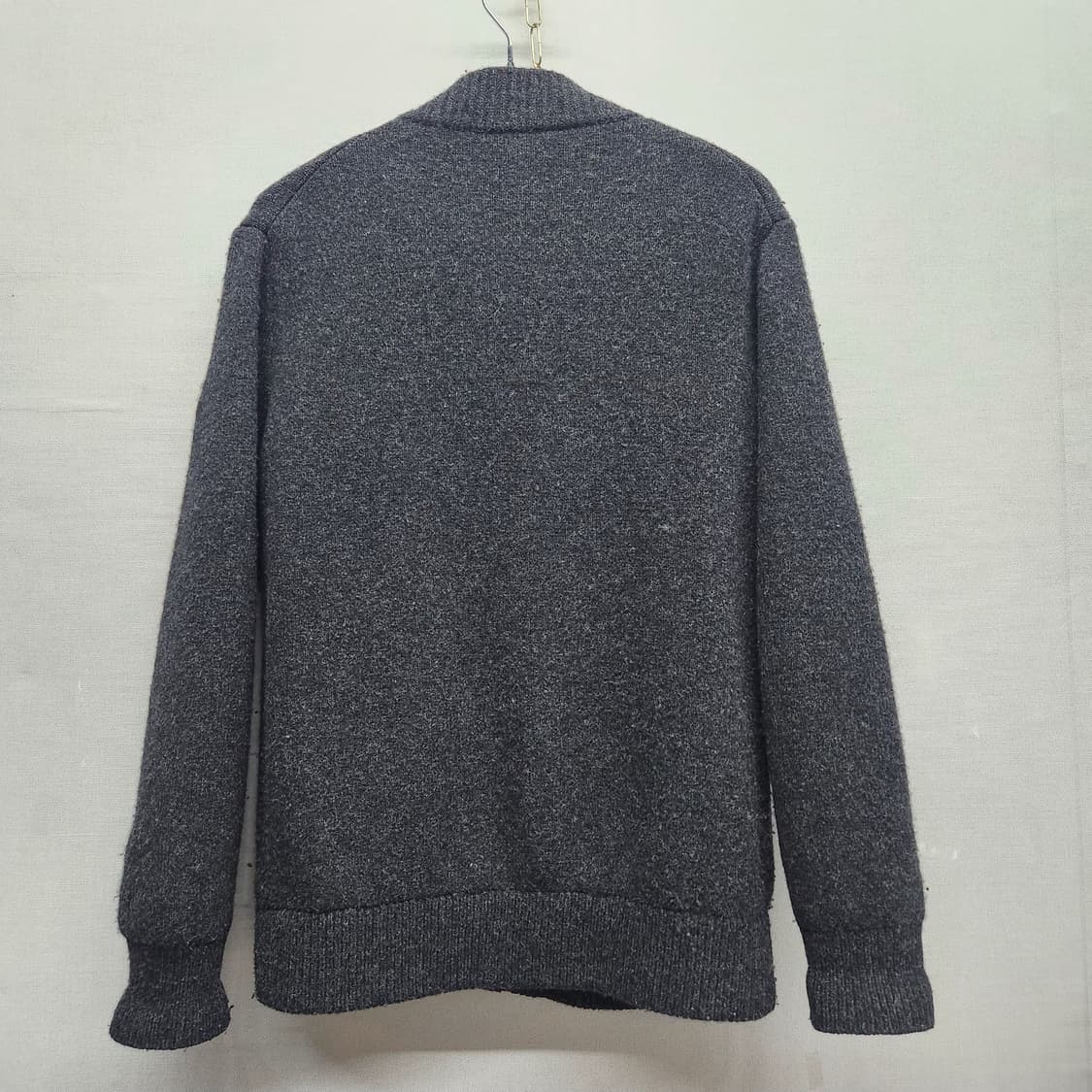 헤지스 로고와펜 차콜 가디건 집업 100(L) 상품이미지5