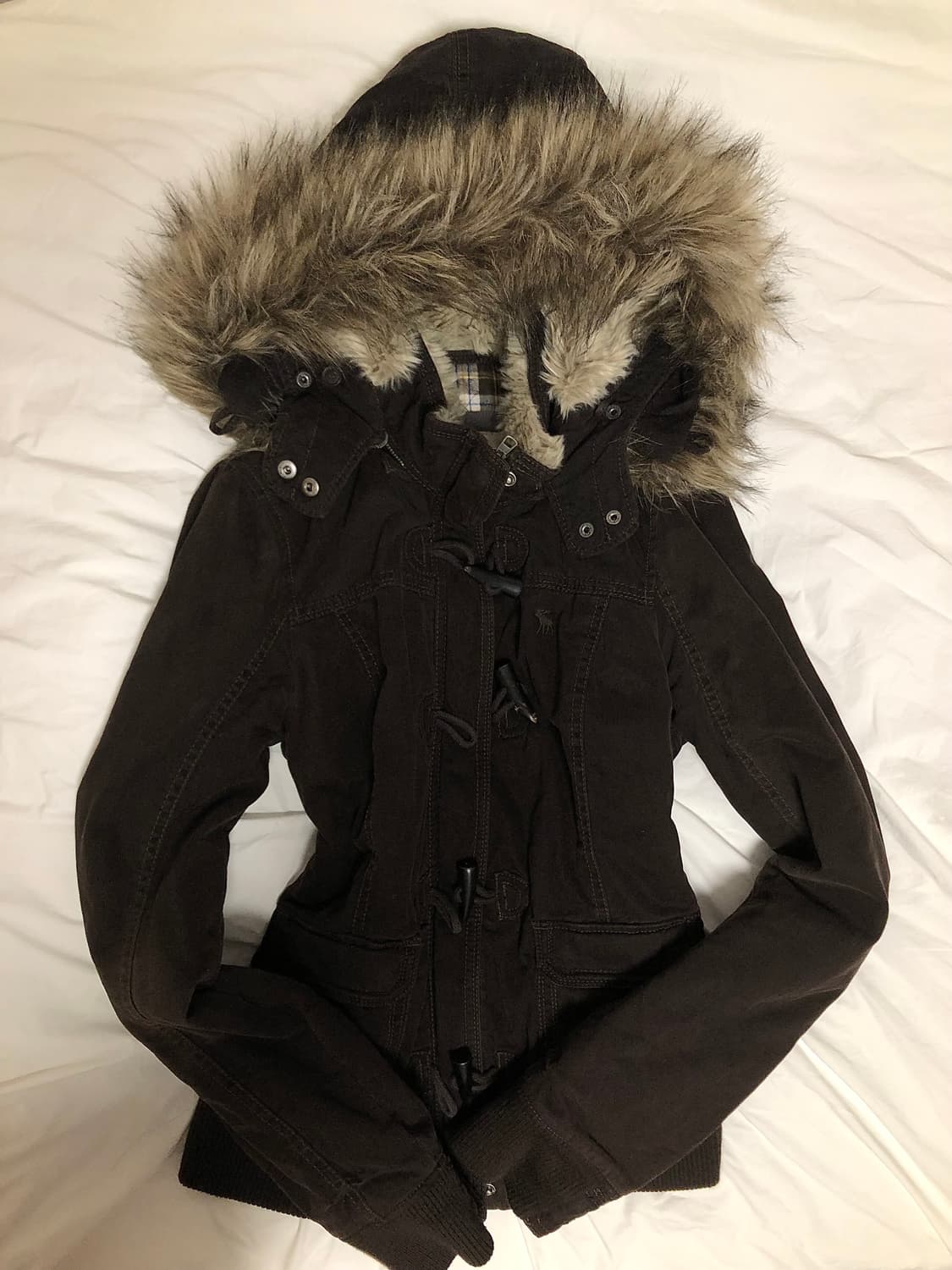 아베크롬비 y2k 털 퍼 떡볶이 더플 코트 자켓 야상 점퍼 울프죠 상품이미지1