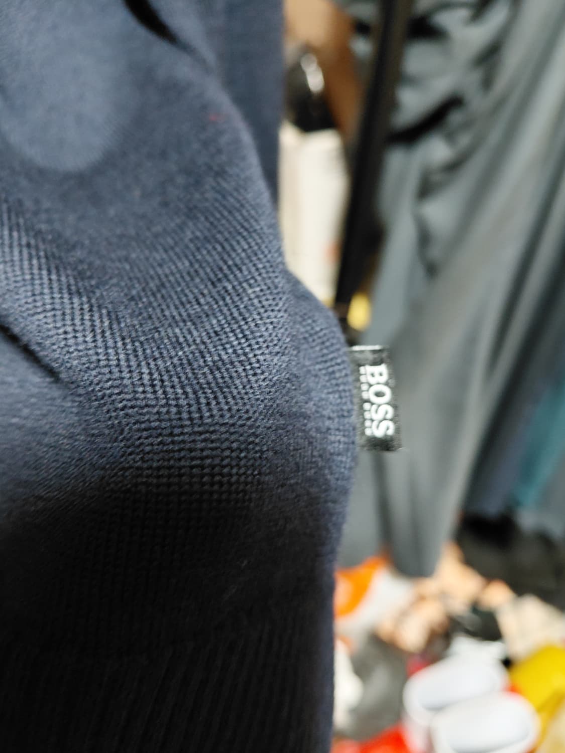 [휴고보스]BANET 메리노울100 긴팔 폴로 니트 M(95~100) 상품이미지6