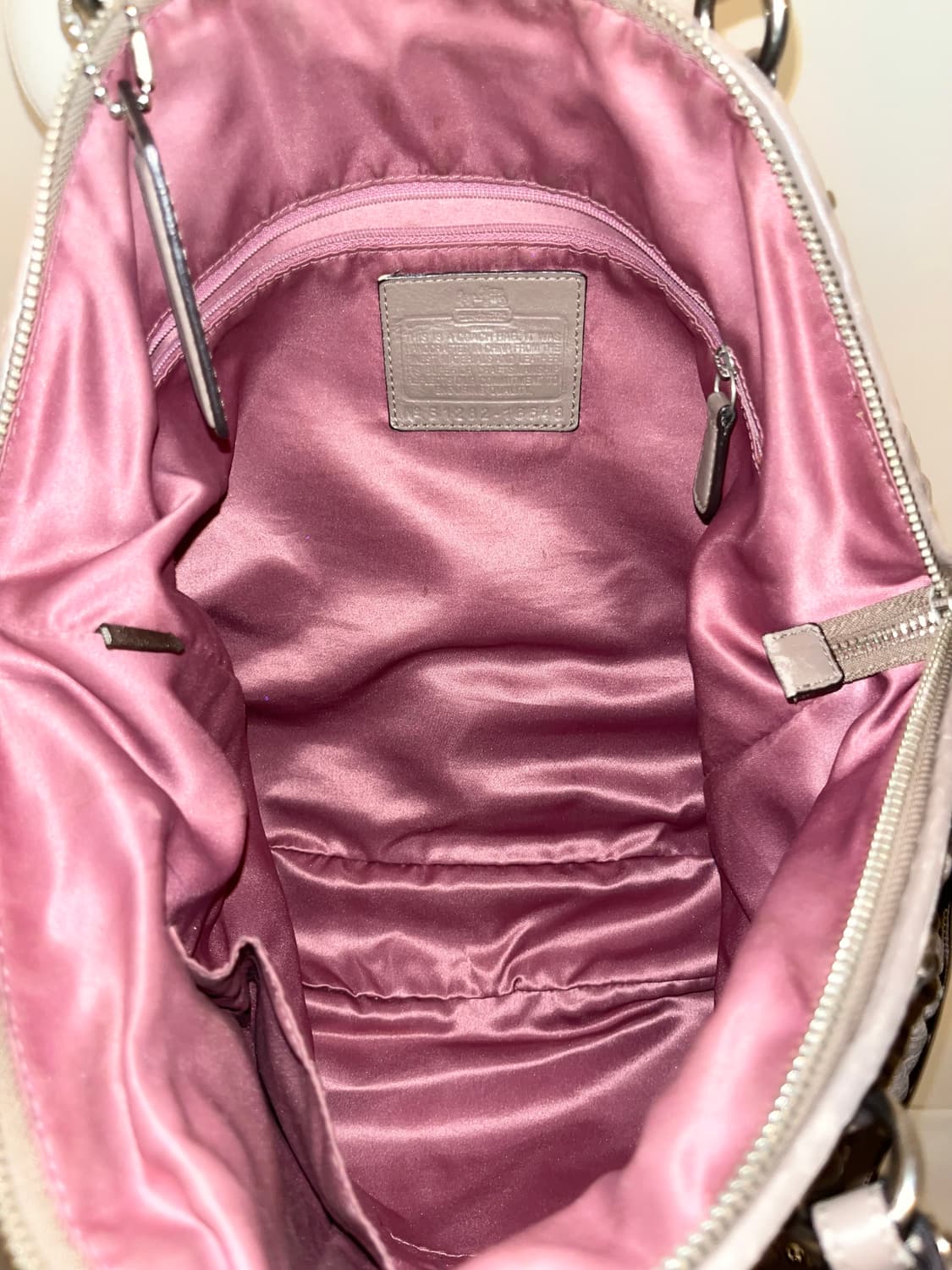 Coach Big Gray Shoulder bag 상품이미지8