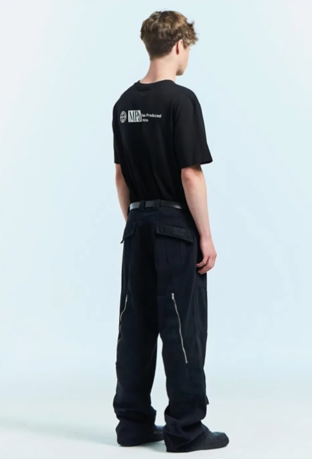플라스틱 프로덕트 웨이브 지퍼 팬츠 M 상품이미지1