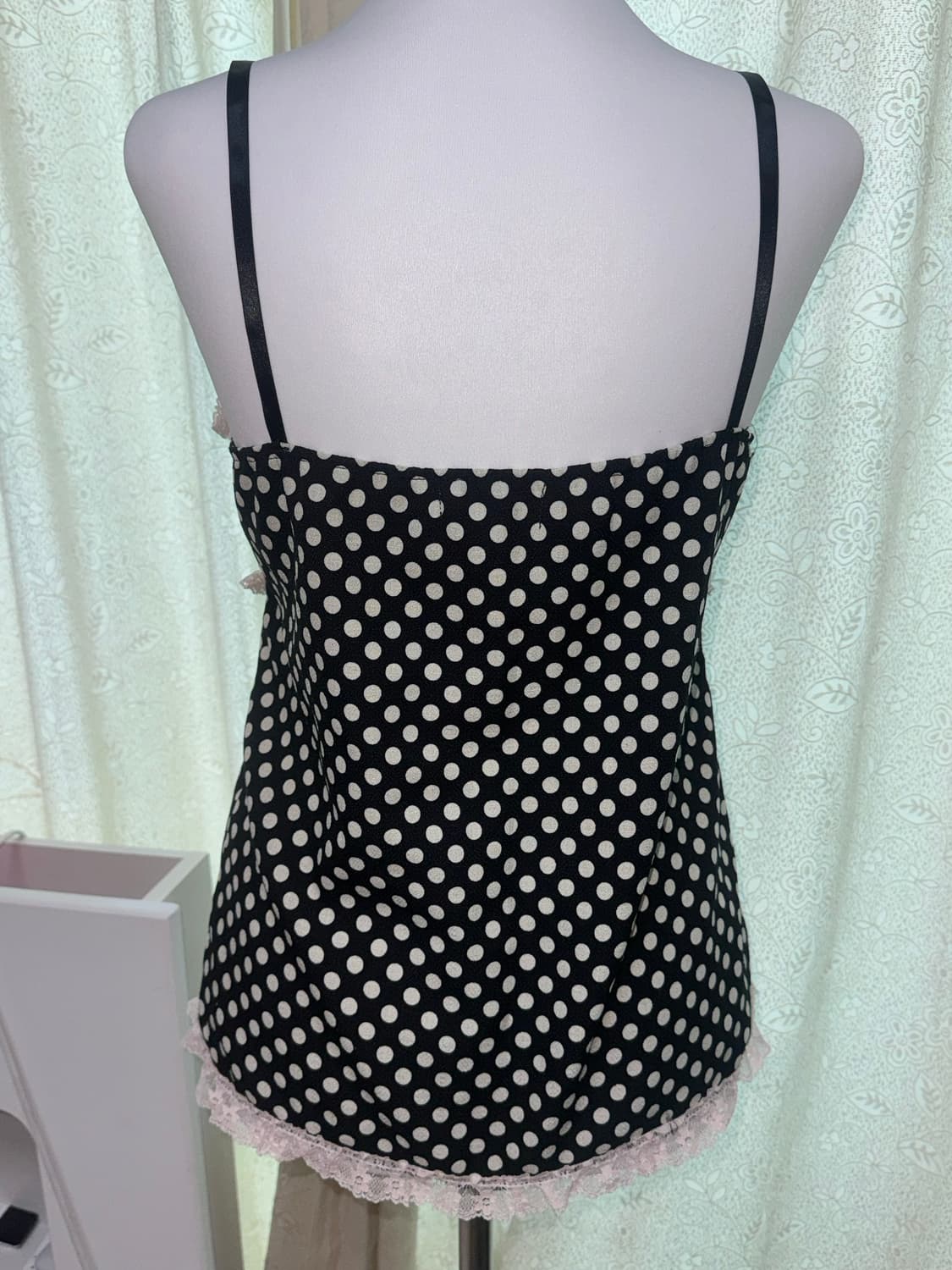 Dot ribbon sleeveless  상품이미지3