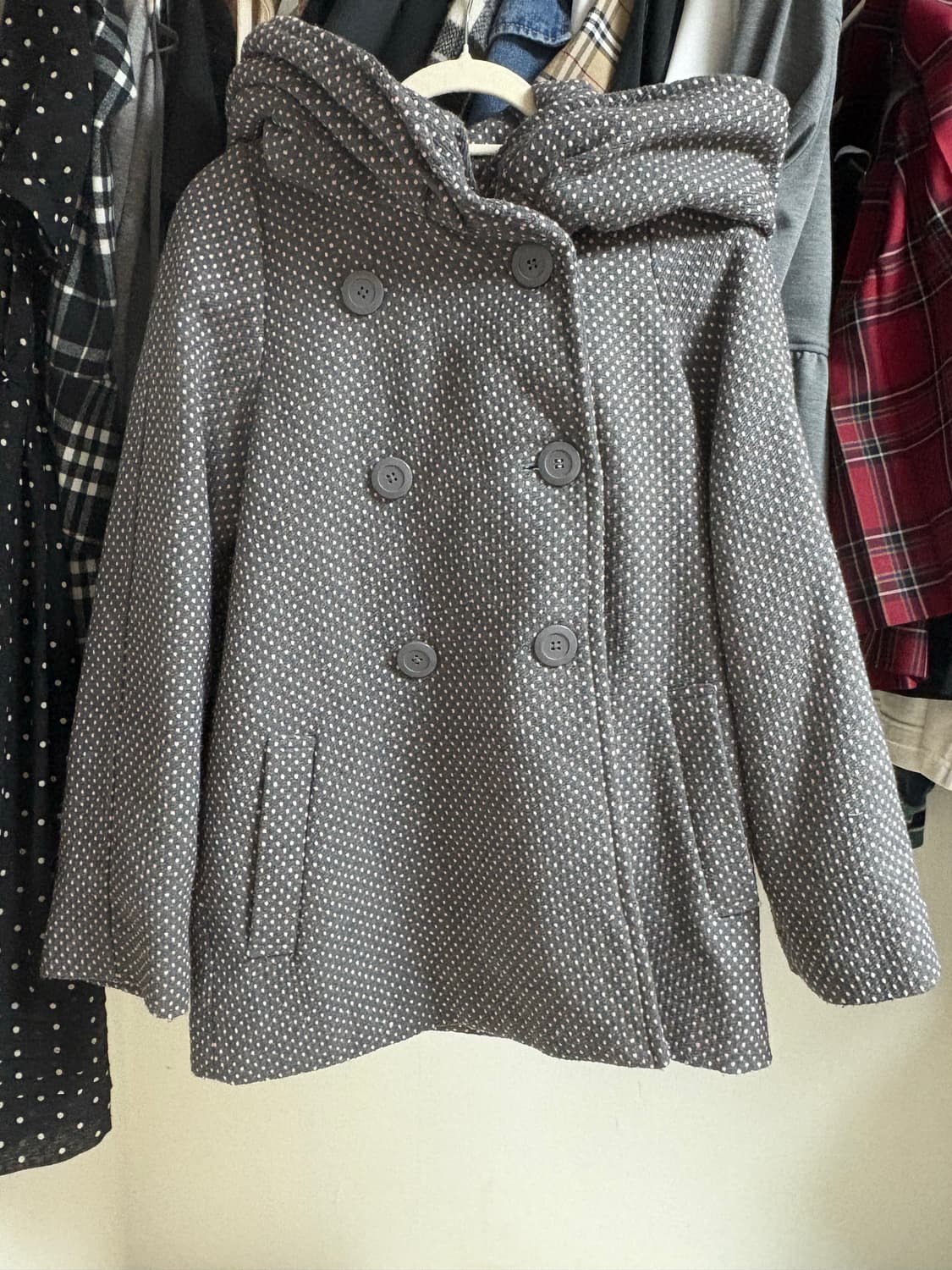 빈티지 도트 코트 상품이미지1
