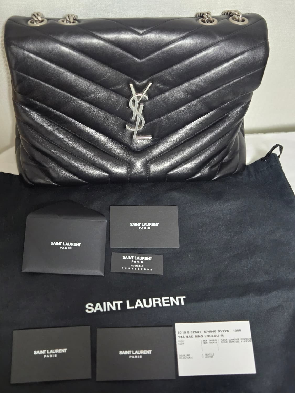 생로랑 루루 퀼팅 모노그램 미디움 미듐 숄더크로스백 상품이미지1