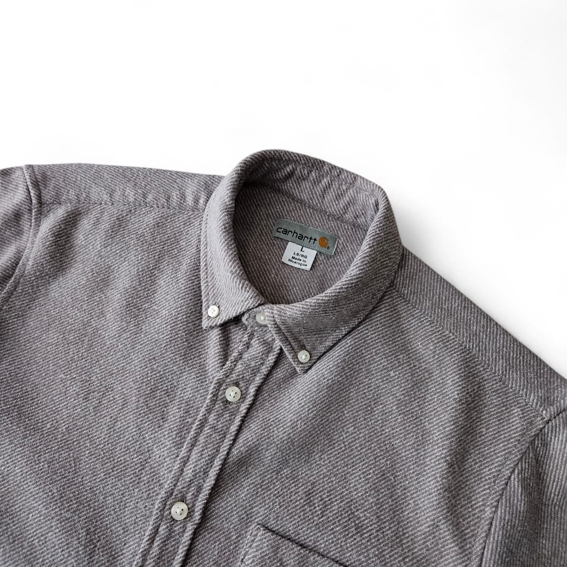 FR칼하트 기모 세미오버핏 긴팔셔츠 L 상품이미지3