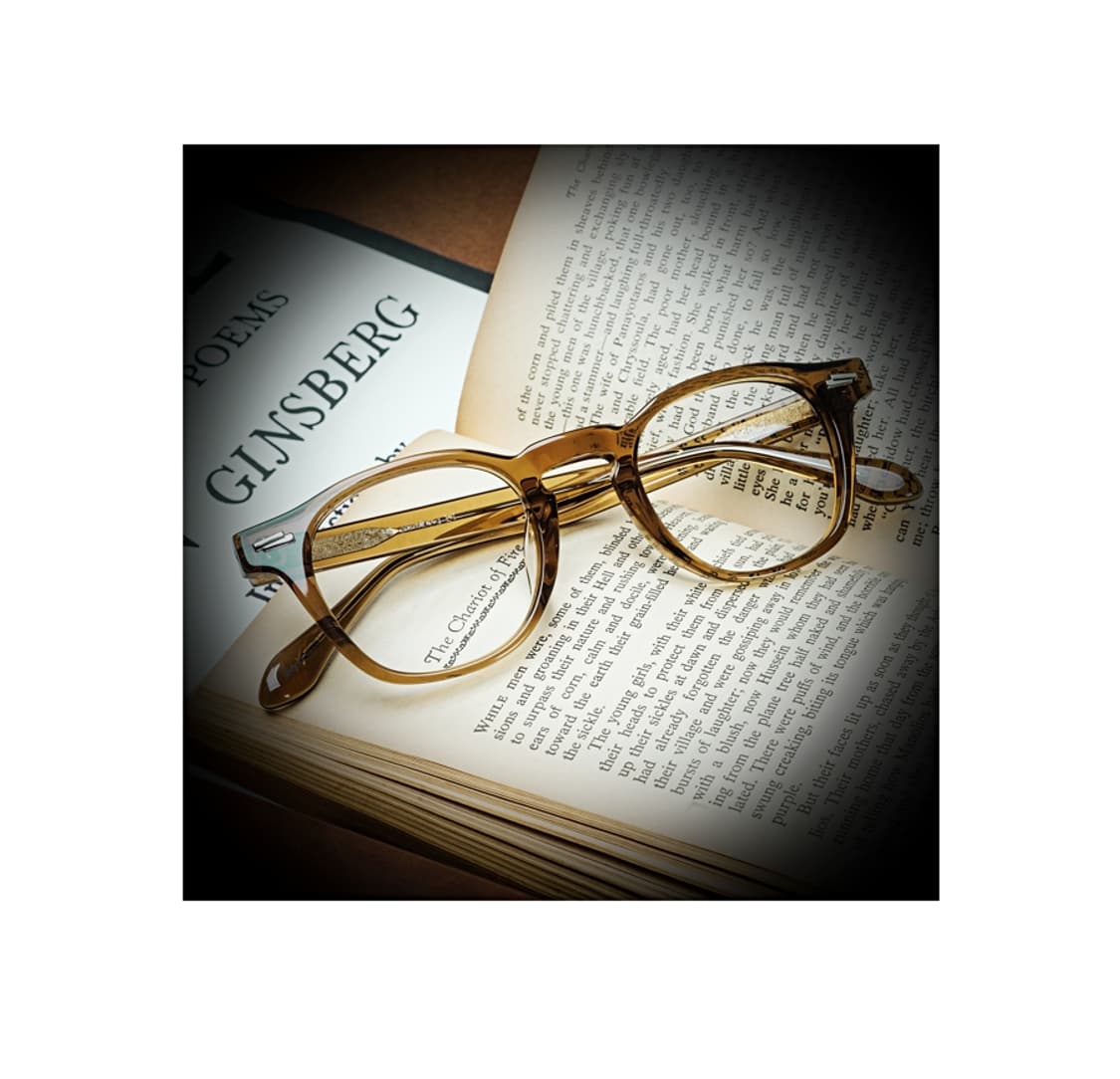 황갈색톤의 46사이즈 안경(미착용,새제품) 상품이미지6