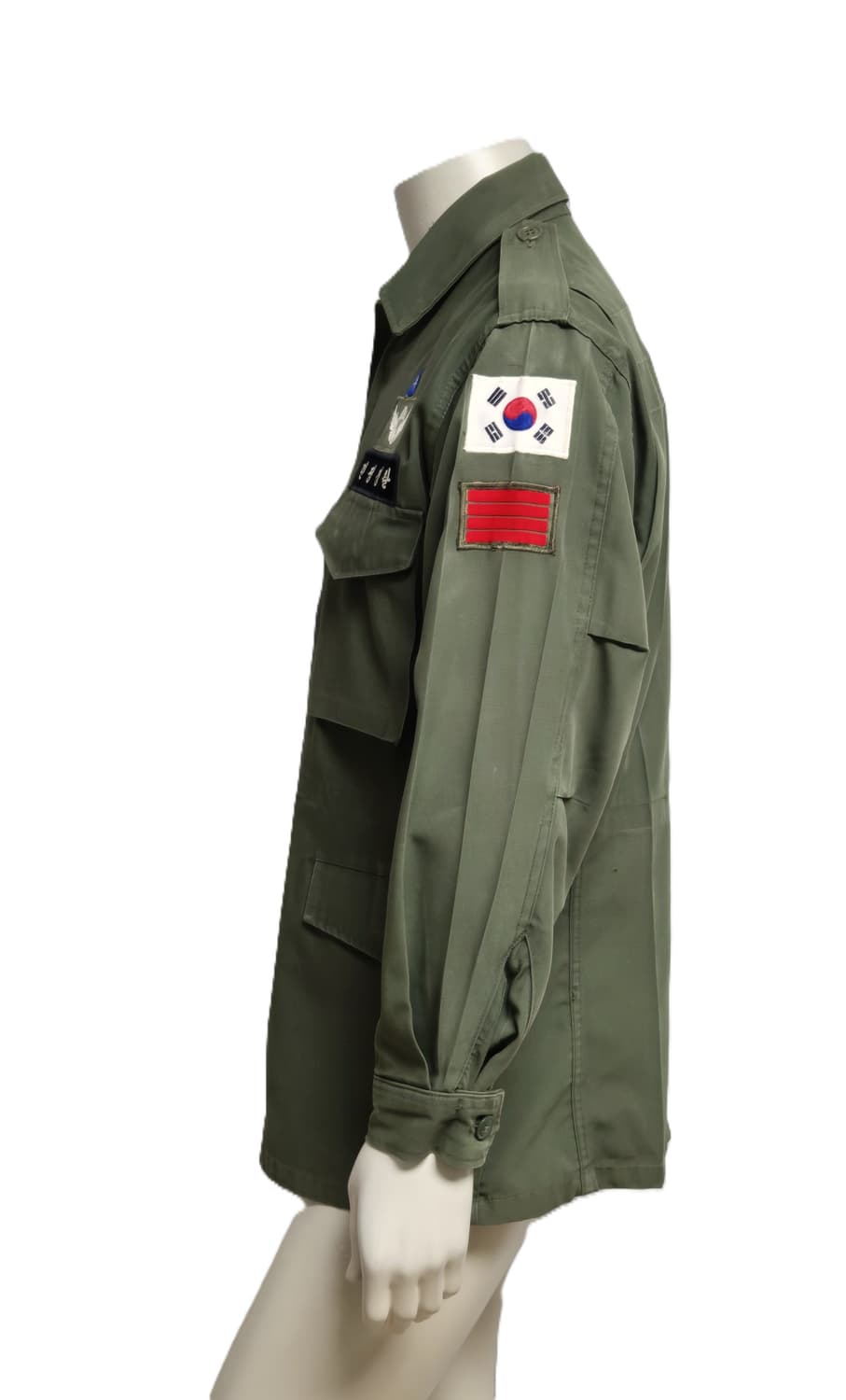 육군 구형 6사단 수색대대 병장 민무늬 야전상의 전투복 상의 자켓 (L) 상품이미지2