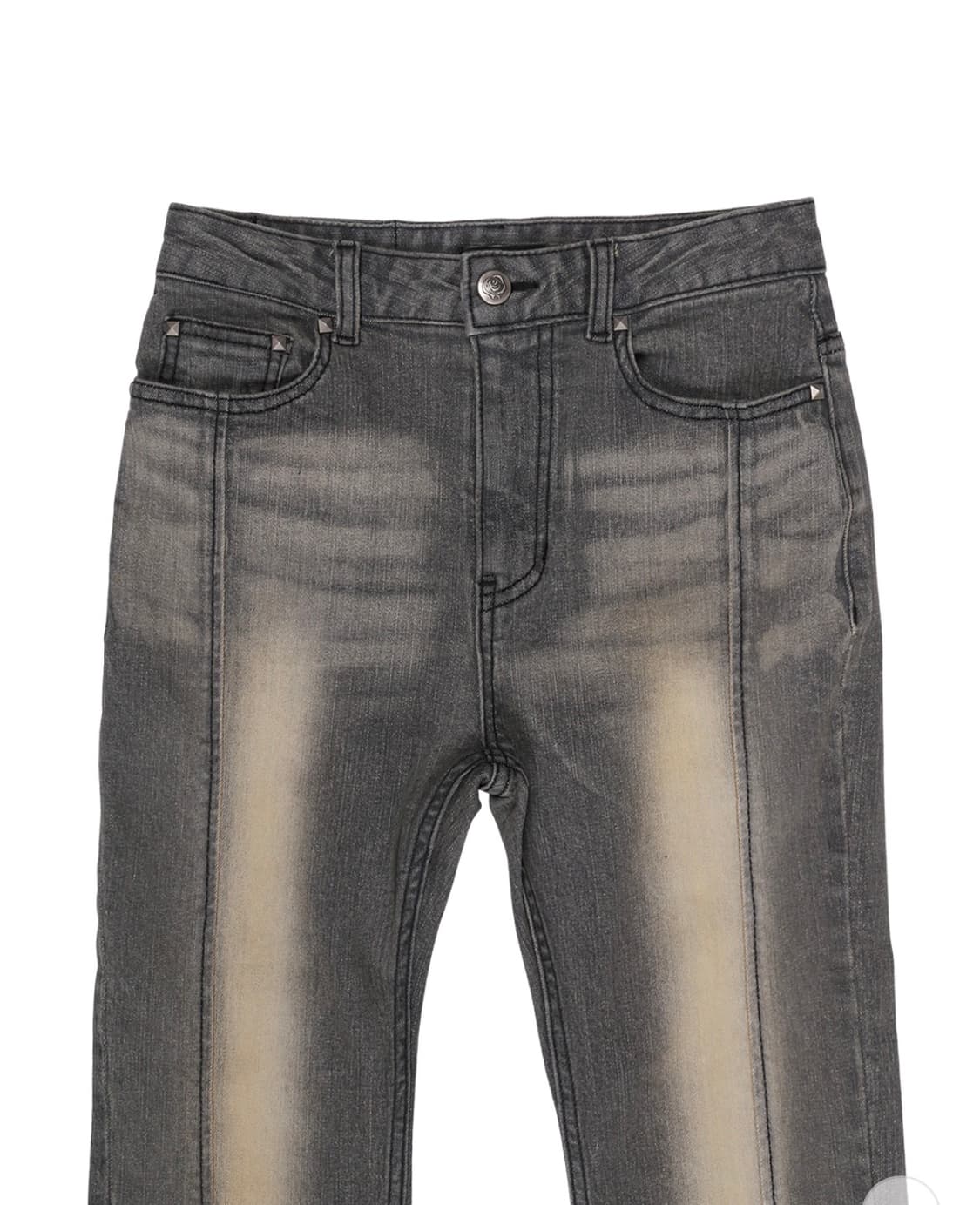 (새상품)달링유어배드 CORSET BOOTS CUT DENIM #DUST 상품이미지3