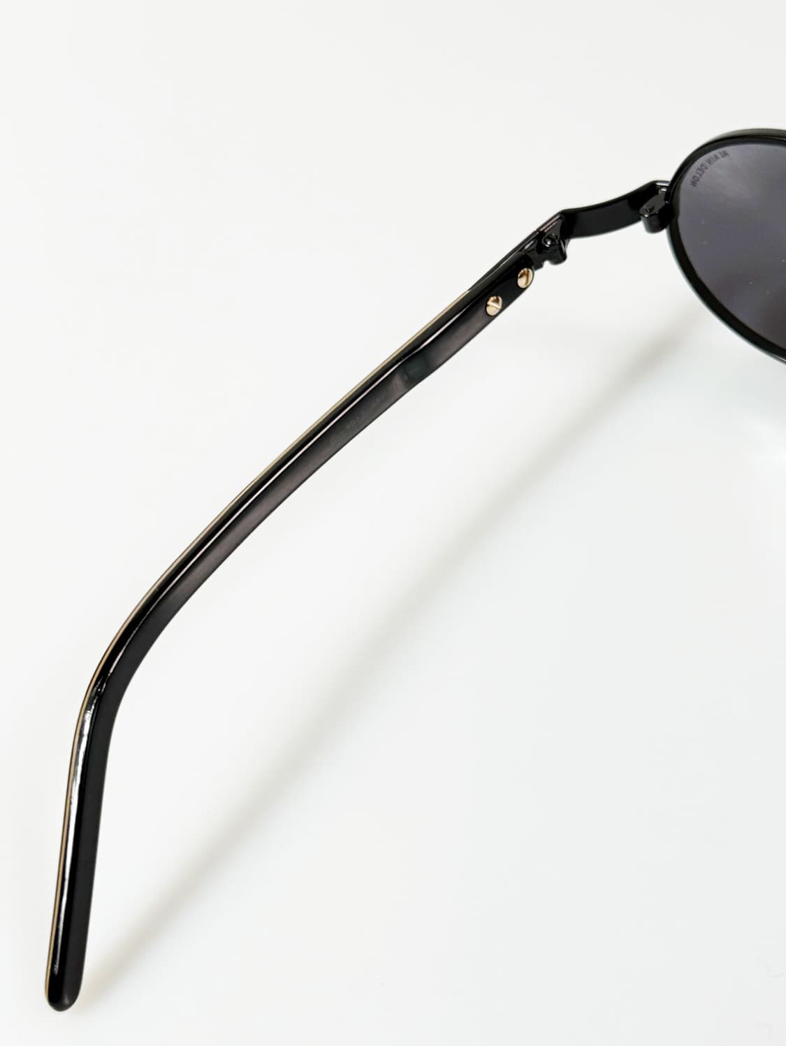 90s ALAIN DELON 알랭들롱 블랙 오벌 프레임 빈티지 선글라스 상품이미지7