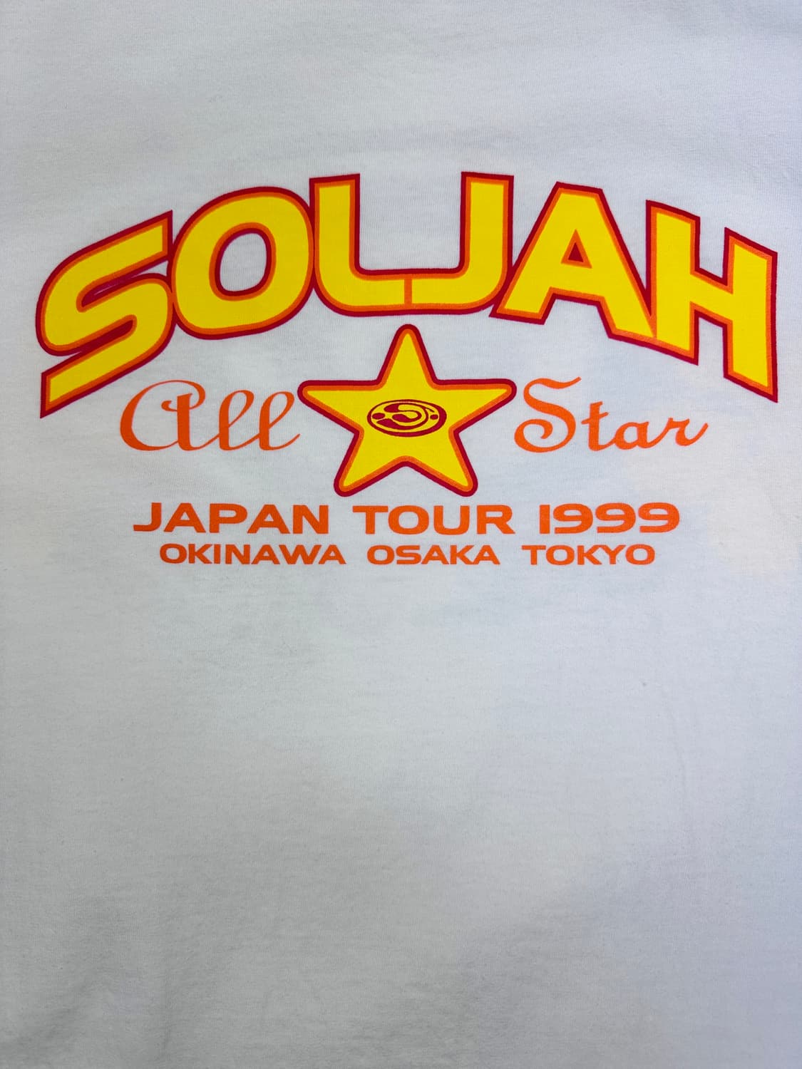 빈티지 90s 솔자 클로징 SOLJAH JAPAN TOUR 99 OS 상품이미지2