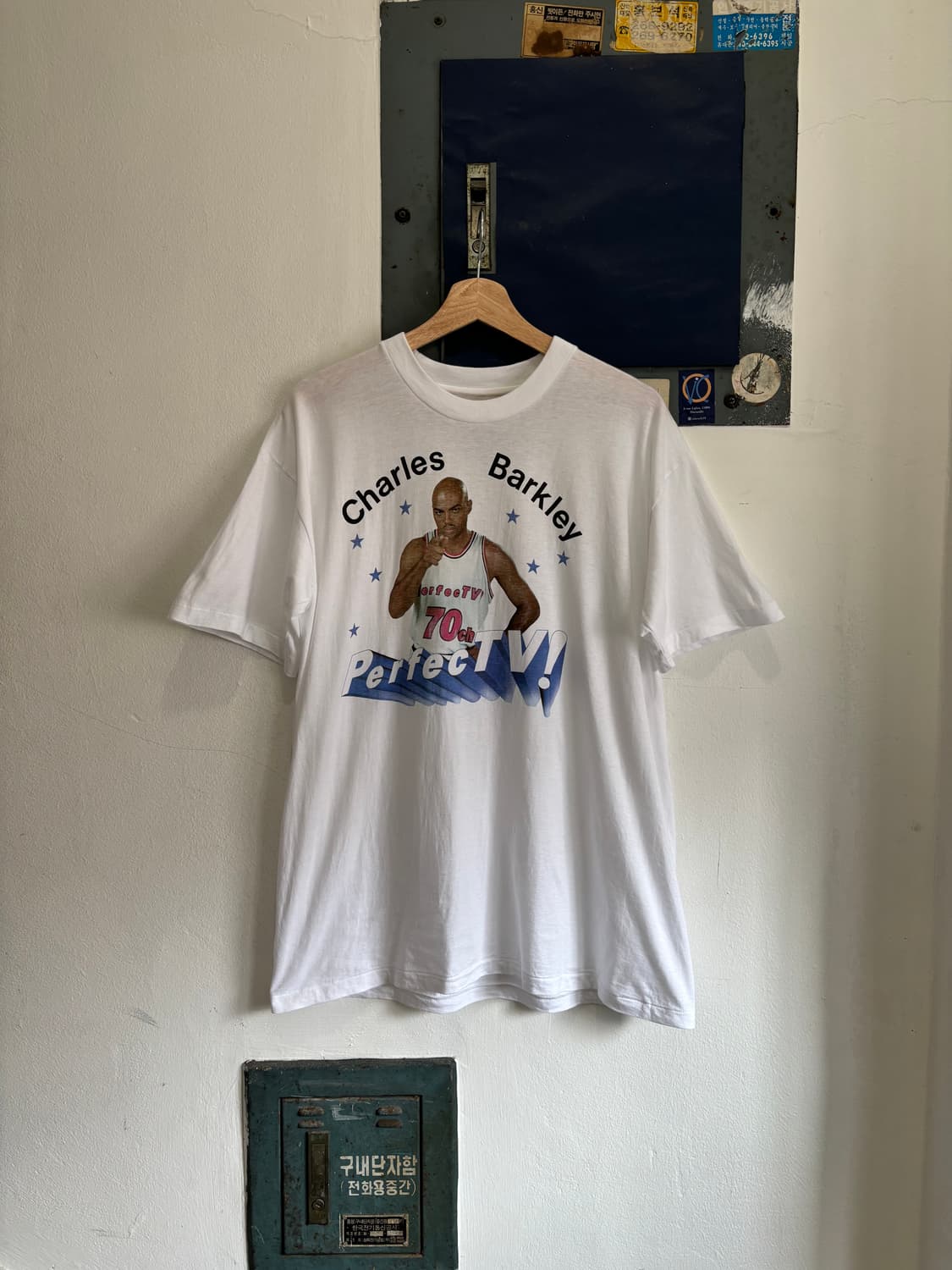 90s Charles Barkley PerfecTV Promo Tee 상품이미지2