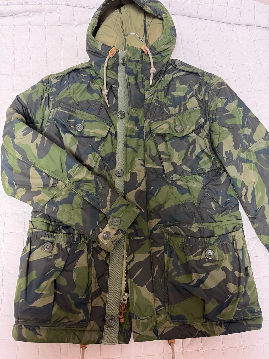 폴로 카모 퀄팅 자켓 S 상품이미지1