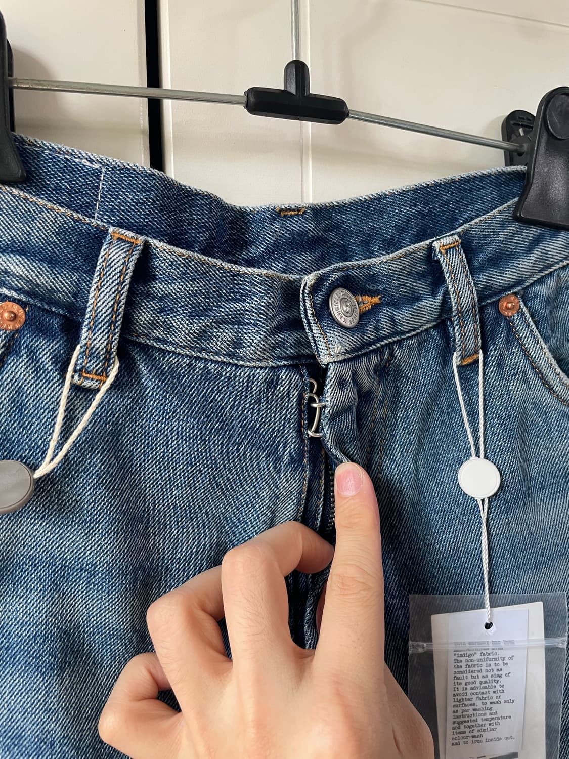 [32] MM6 메종 마르지엘라 데님 버뮤다 쇼츠 새제품 상품이미지2
