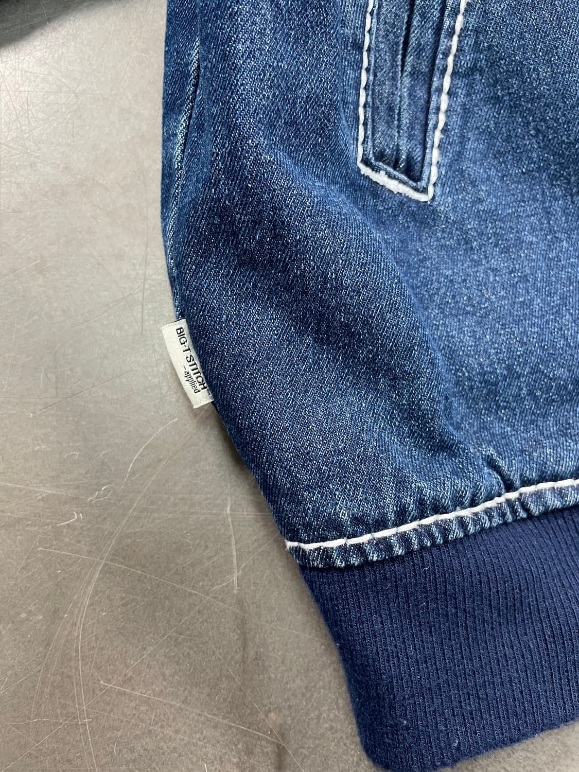 트루 릴리전 코드레드 인디고 스티치 데님자켓 상품이미지4