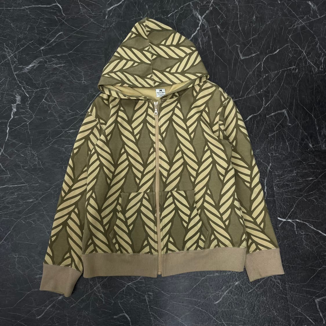 M 사스콰치패브릭스 로프 패턴 후드집업 상품이미지4