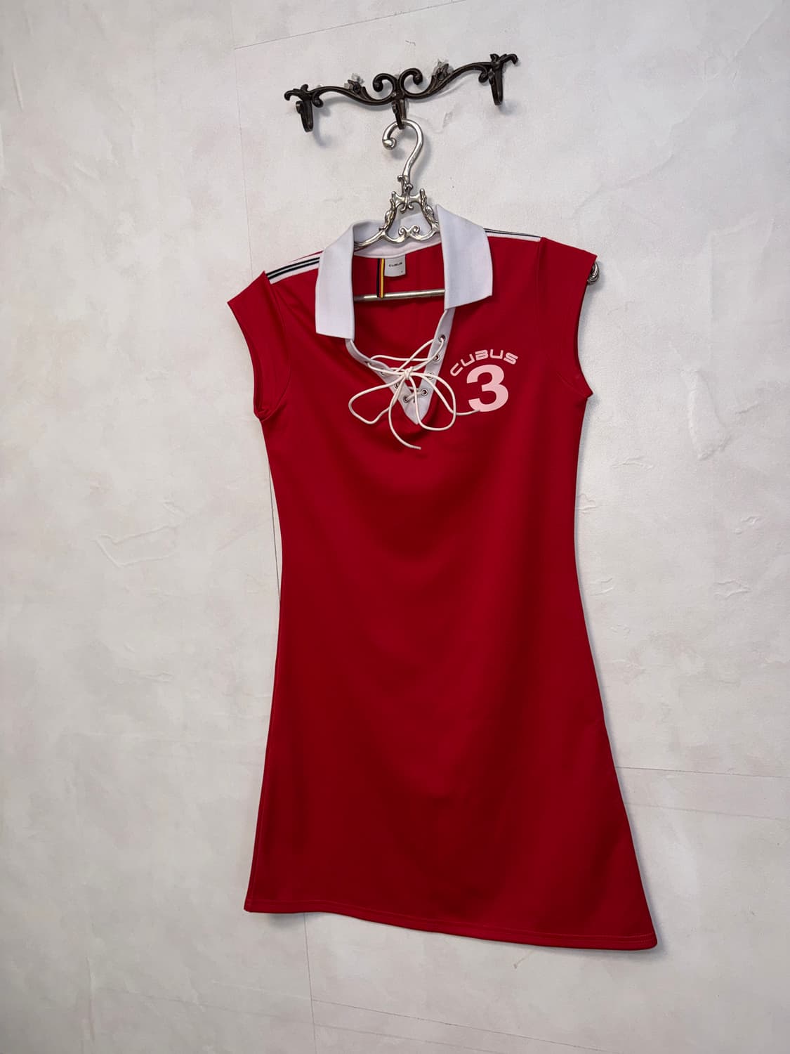 CUBUS red sporty laceup ops 상품이미지5