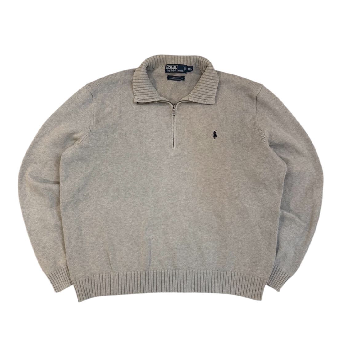 폴로 랄프로렌 반집업 니트 스웨터 그레이 상품이미지1