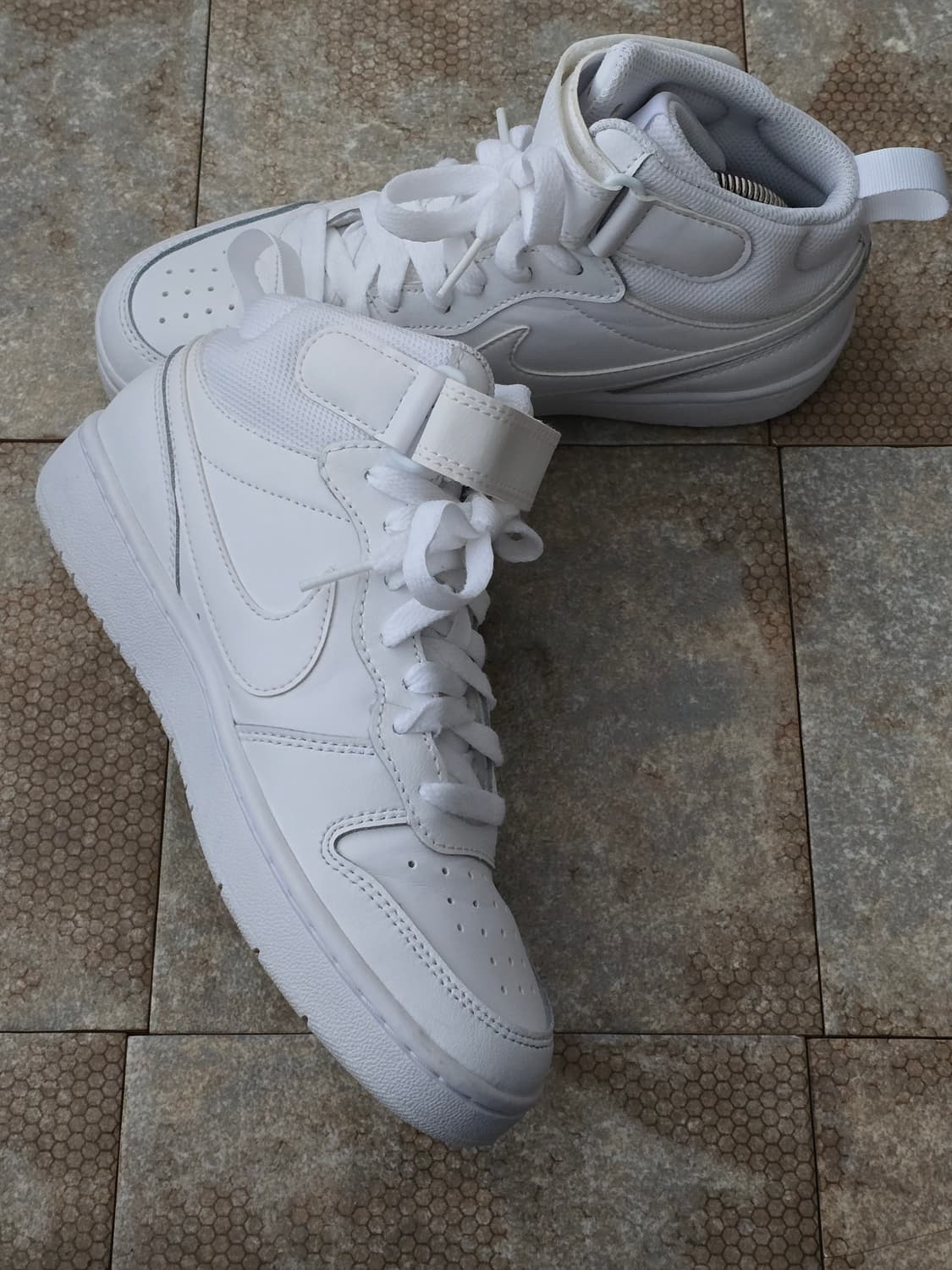 (235)나이키 코트 버로우 2 미드 화이트 상품이미지4