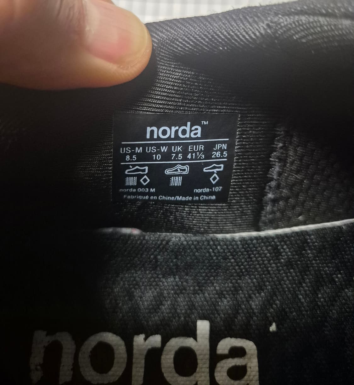 노다003 블랙 265 상품이미지5