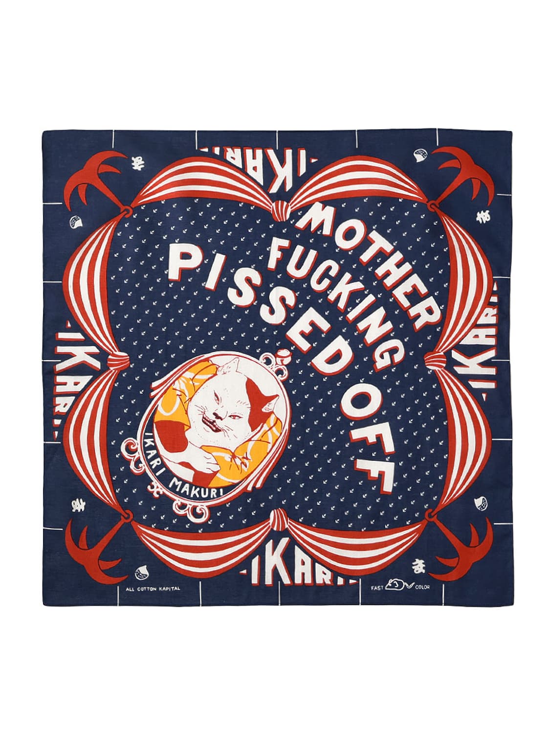 캐피탈 컬러드 반다나 앵그리 네이비 EK-645 상품이미지1