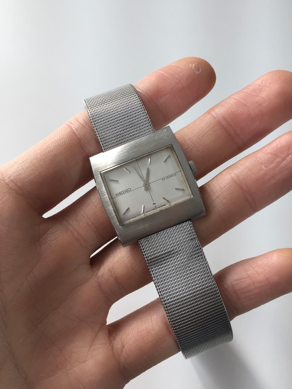 70s seiko chariot square manual wind 상품이미지3