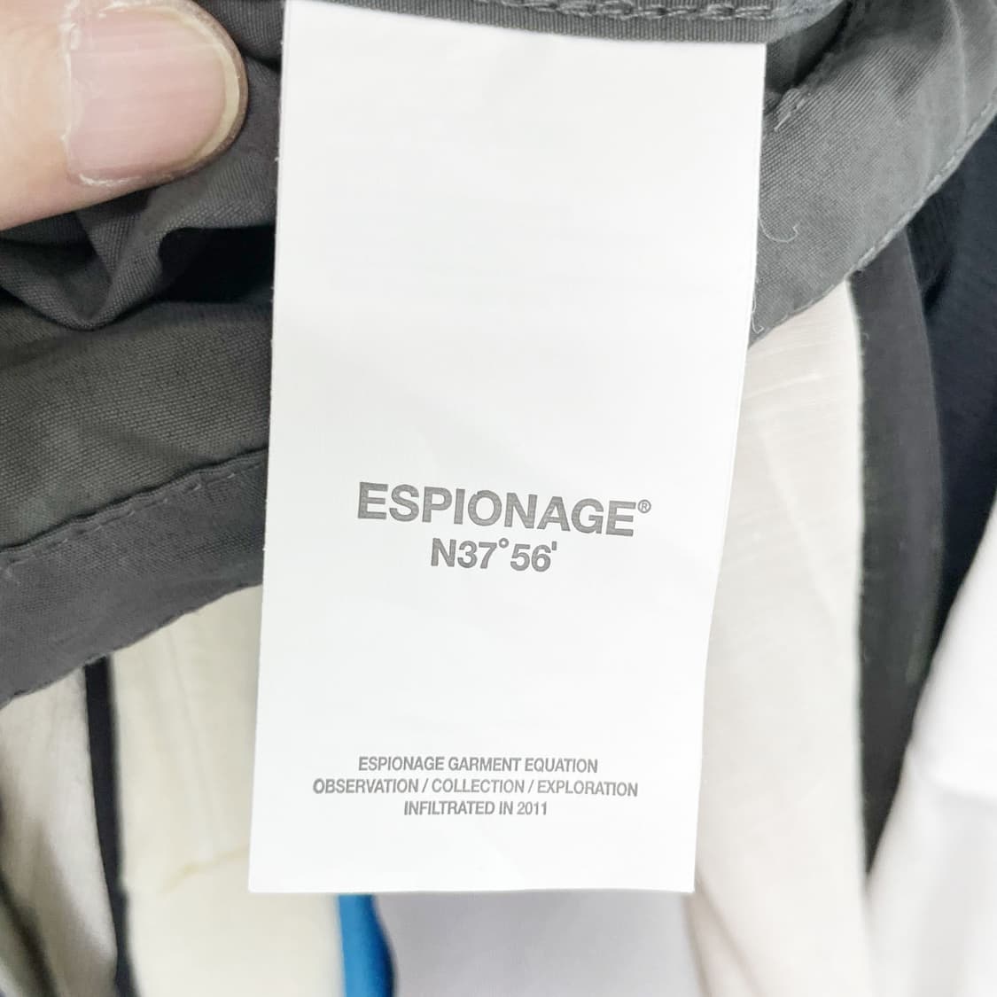 에스피오나지 남성 포켓 바람막이점퍼 XL 상품이미지5
