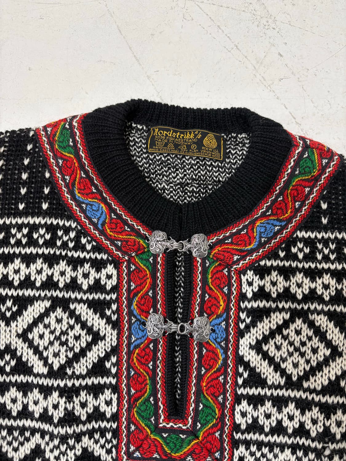 70-80‘s vtg Nordstrikk wool Sweater. 상품이미지6