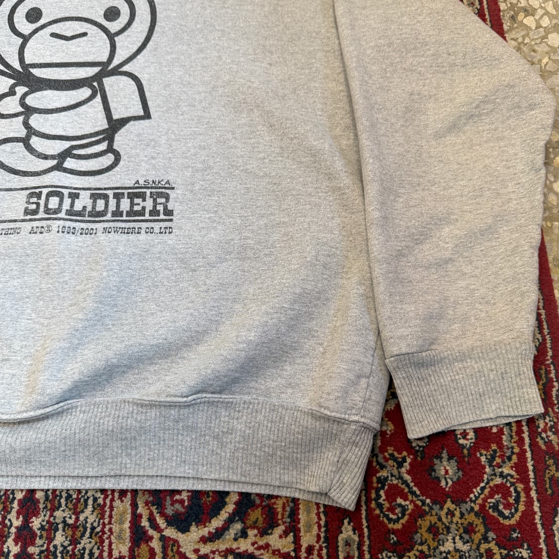00s 올드베이프 베이비마일로 풋솔져 스웻셔츠 [ 95 ] 상품이미지3