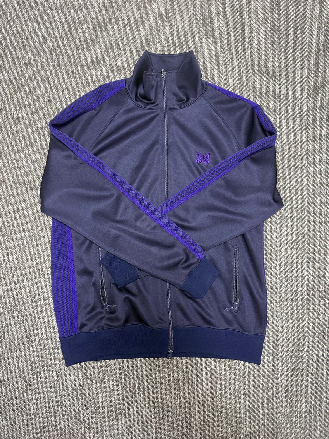 니들스 트랙자켓 폴리 스무스 네이비 L 상품이미지1