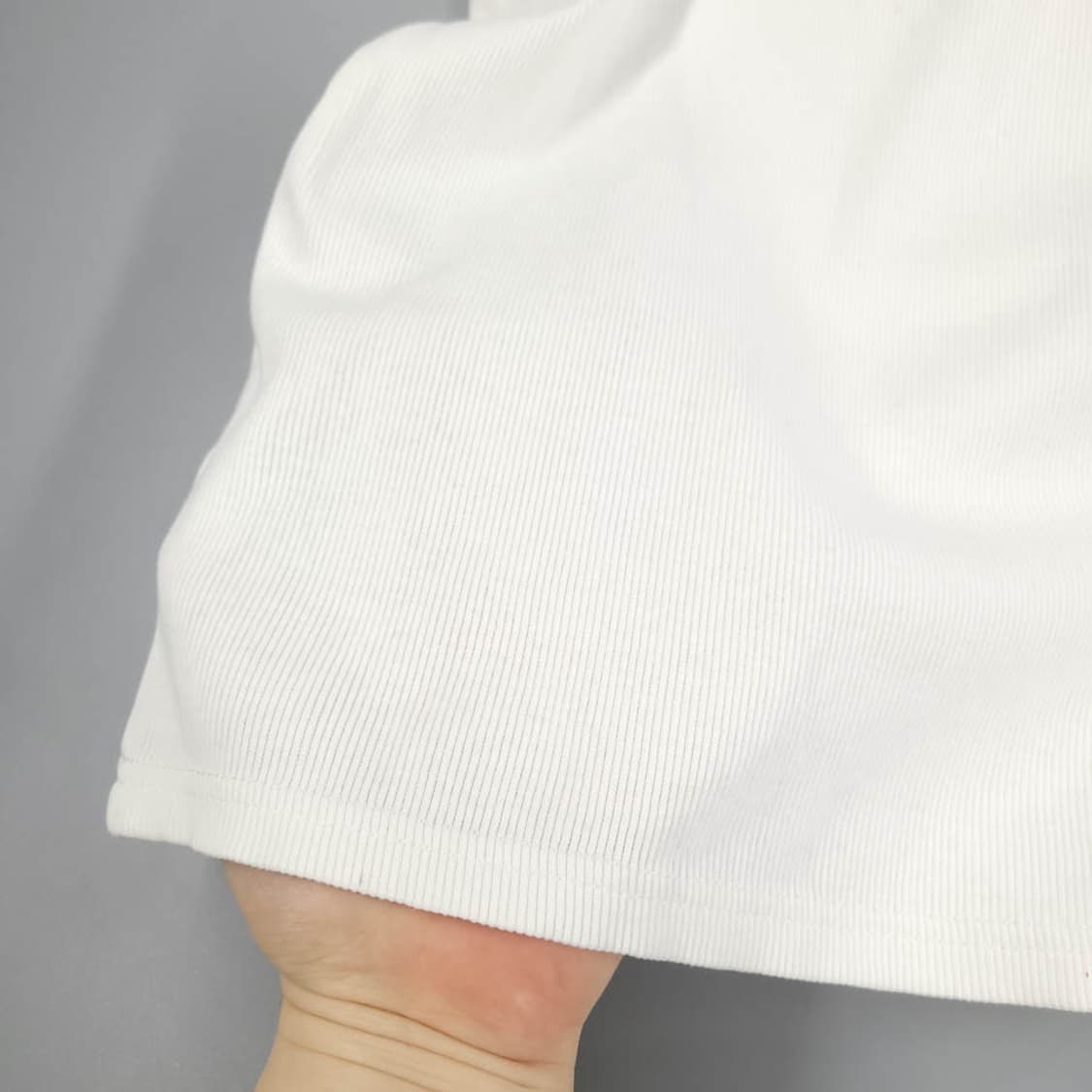 AVIREX WHITE RIBBED SHORT SLEEVE 상품이미지6