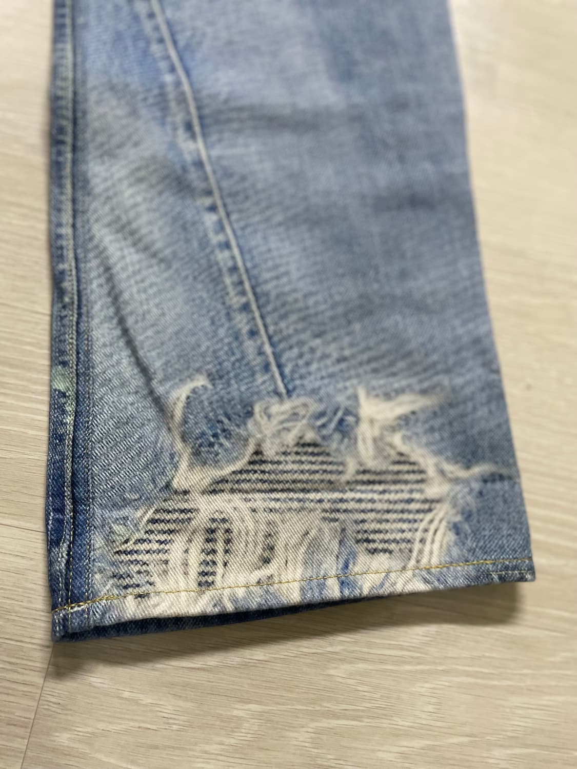 아워레가시 디지털 프린트 데님 써드컷 32사이즈 상품이미지6