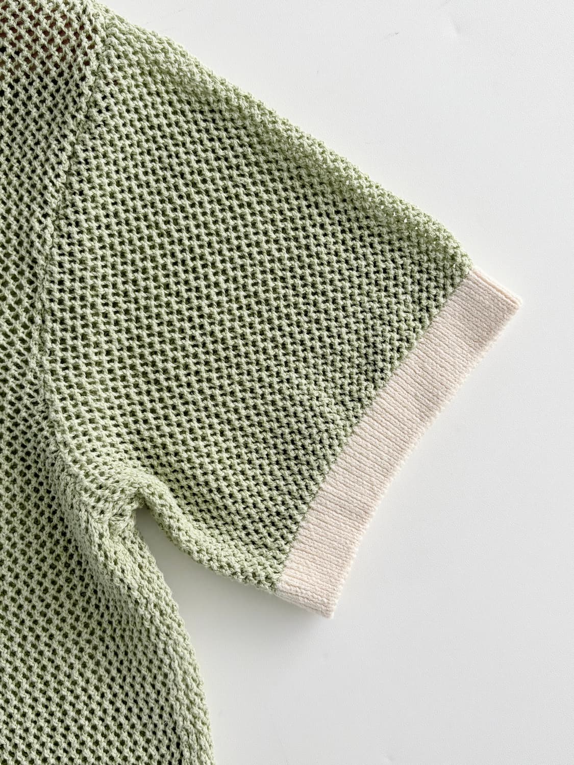 Satur 세터 본보야지 아트로고 크루넥 하프니트 상품이미지4