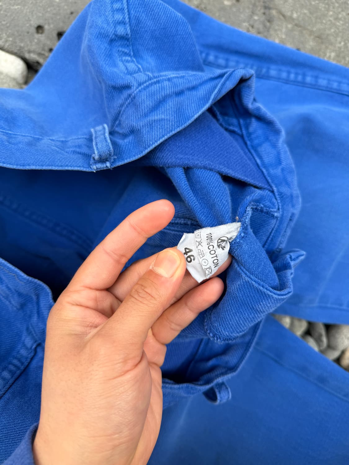 OLD VINTAGE WASHED BLUE FRENCH 프렌치 워크팬츠 상품이미지6